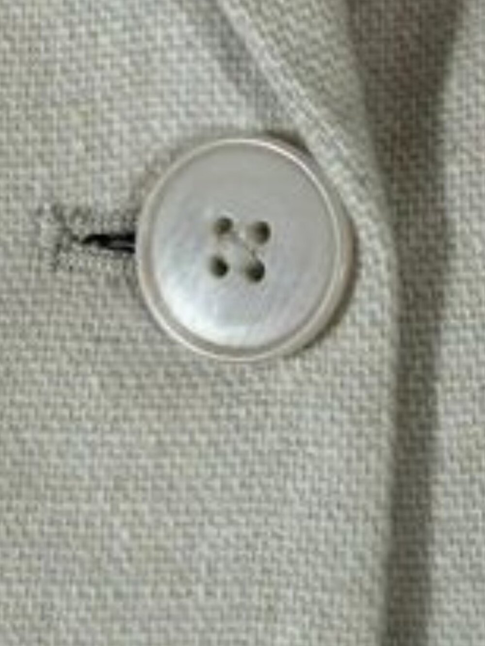 Express Oatmeal Heather Luxe Lounge Cotton Wool Blend Blazer - Picture 5 of 11